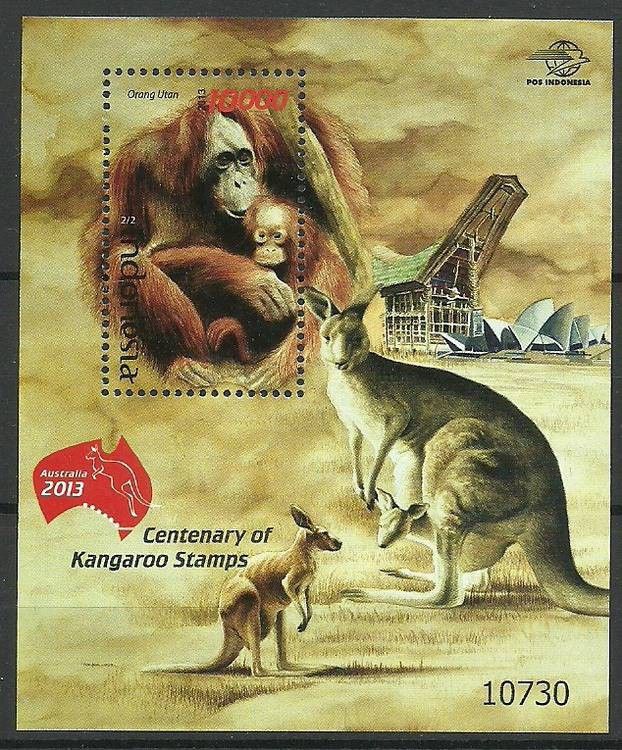 Znaczek Indonezja 2013 Mi bl 299 Czyste **
