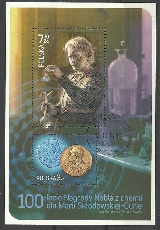 Znaczek Polska 2011 Mi abo bl 201 Fi bl 233 Stemplowane