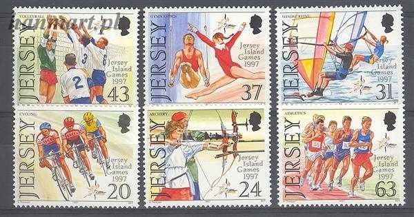 Znaczek Jersey 1997 Mi 787-792 Czyste **