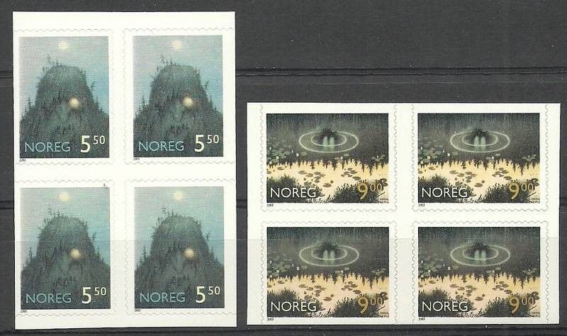 Znaczek Norwegia 2003 Mi 1463-1464DlDr Czyste **