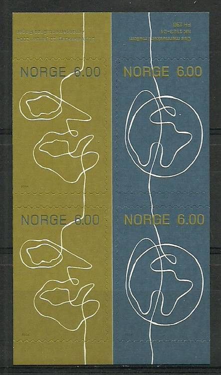 Znaczek Norwegia 2004 Mi 1488-1489 Czyste **