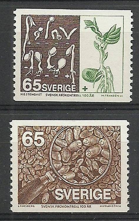 Znaczek Szwecja 1976