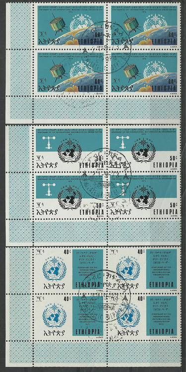 Znaczek Etiopia 1973 Mi 747-749 Stemplowane