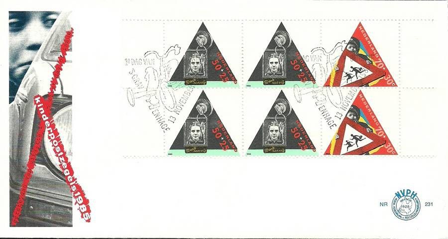 Znaczek Holandia 1985 Mi 1281+1284 FDC
