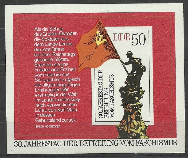 Znaczek NRD / DDR 1975 Mi bl 42 Czyste **