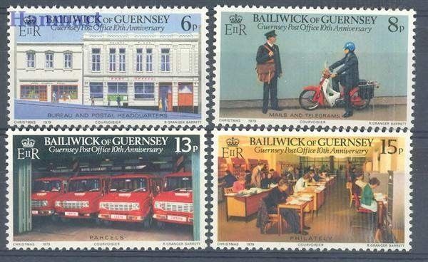 Znaczek Guernsey 1979 Mi 195-198 Czyste **