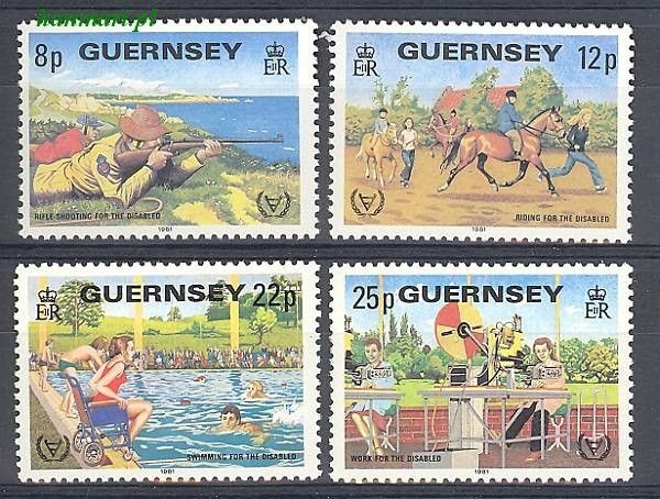 Znaczek Guernsey 1981 Mi 237-240 Czyste **