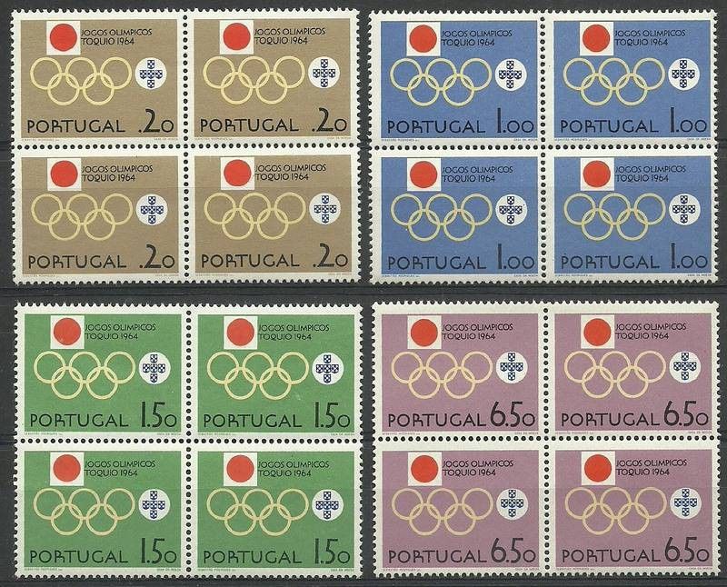 Znaczek Portugalia 1964 Mi 968-971 Czyste **