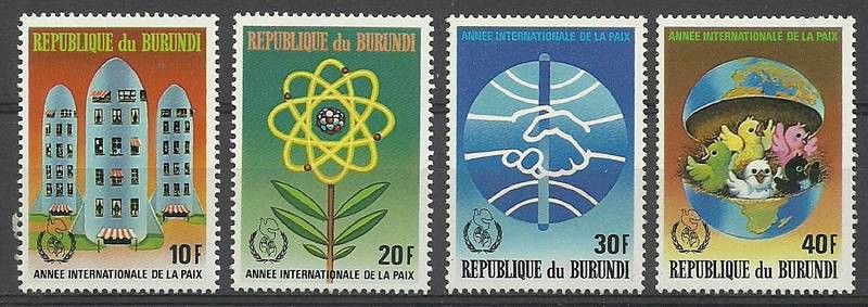 Znaczek Burundi 1987 Mi 1684-1687 Czyste **