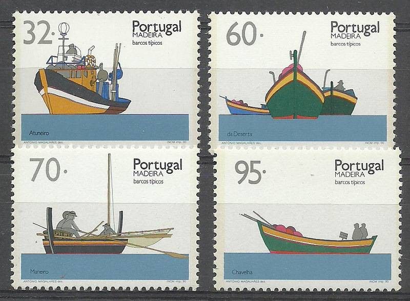 Znaczek Madera 1990 Mi 139-142 Czyste **