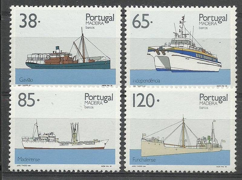 Znaczek Madera 1992 Mi 158-161 Czyste **