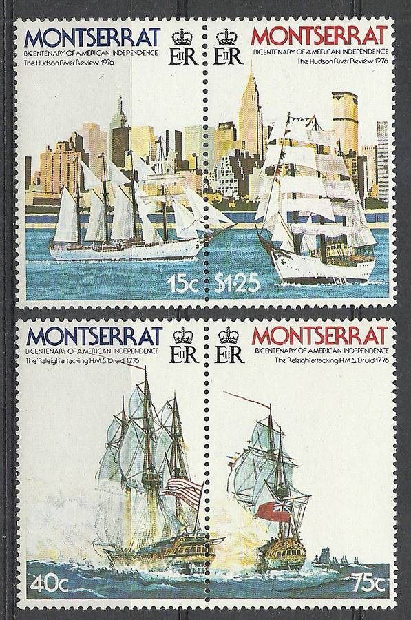 Znaczek Montserrat 1976 Mi 359-362 Czyste **
