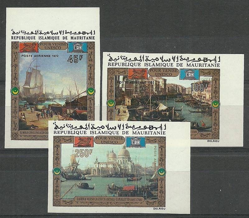 Znaczek Mauretania 1972 Mi 431-433B Czyste **
