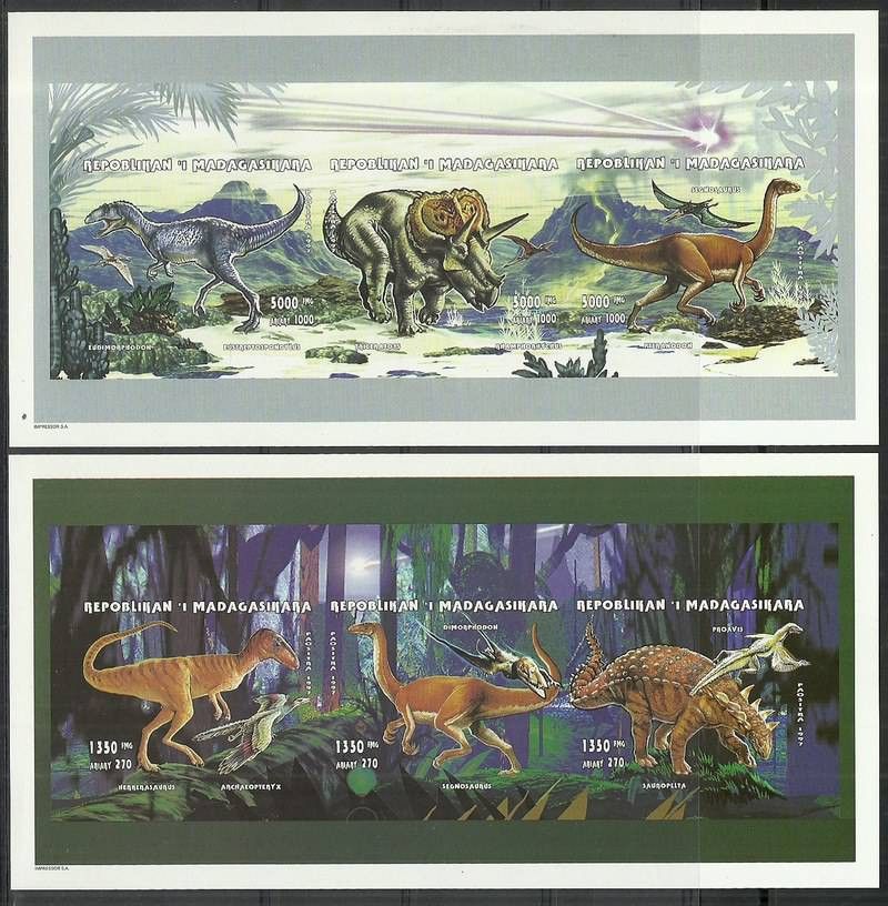 Znaczek Madagaskar 1998 Mi ark 1887-1892B Czyste **