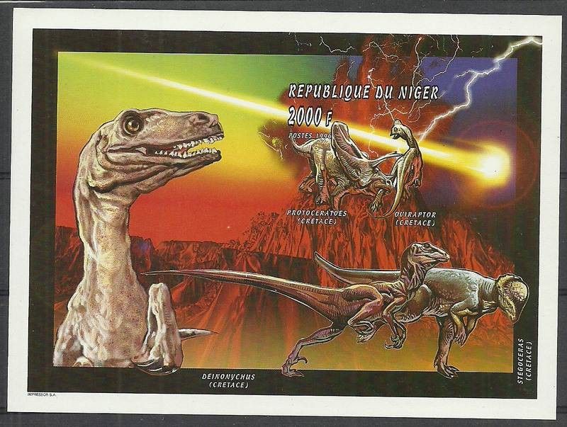 Znaczek Niger 1996 Mi bl 92B Czyste **
