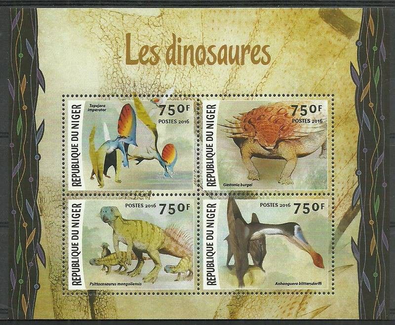 Znaczek Niger 2016 Mi ark 4117-4120 Czyste **