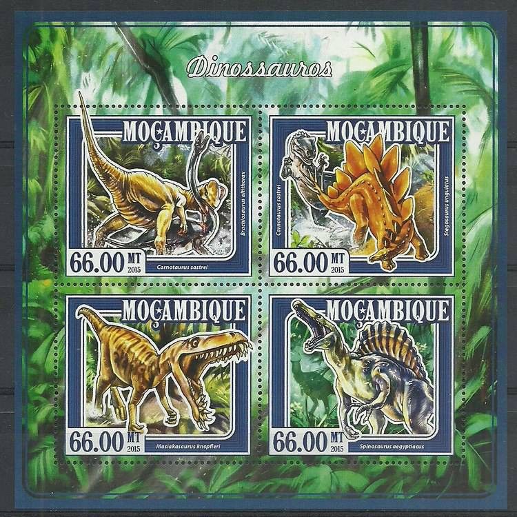 Znaczek Mozambik 2015 Mi ark 7700-7703 Czyste **
