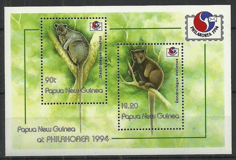 Znaczek Papua Nowa Gwinea 1994 Mi bl 6 Czyste **
