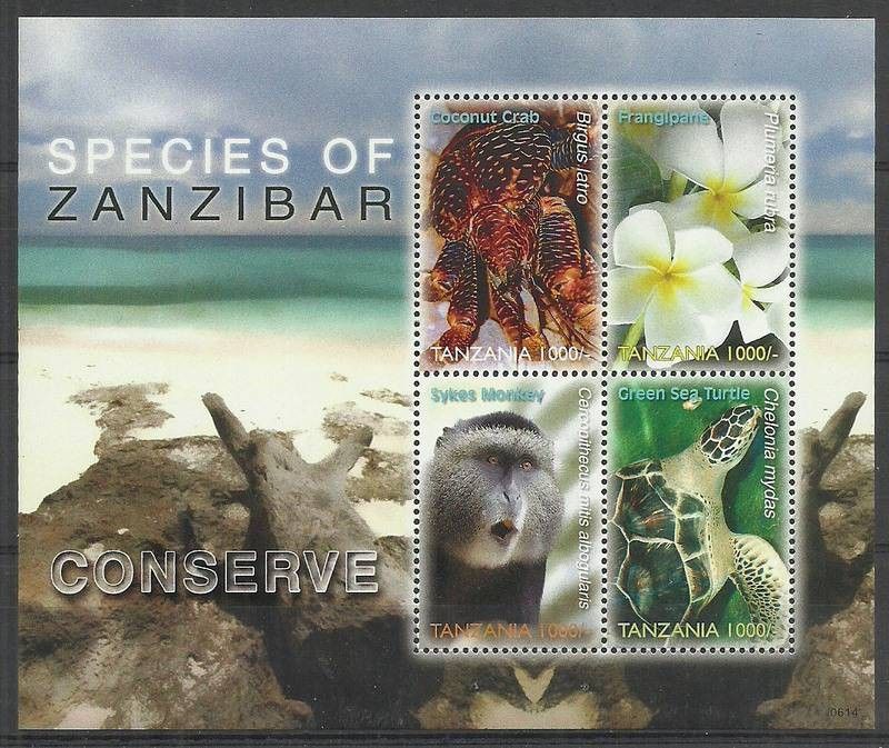 Znaczek Tanzania 2006 Mi ark 4427-4430 Czyste **
