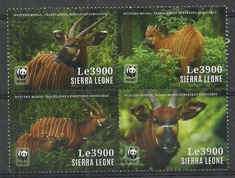 Znaczek Sierra Leone 2014 Mi 5850-5853 Czyste **