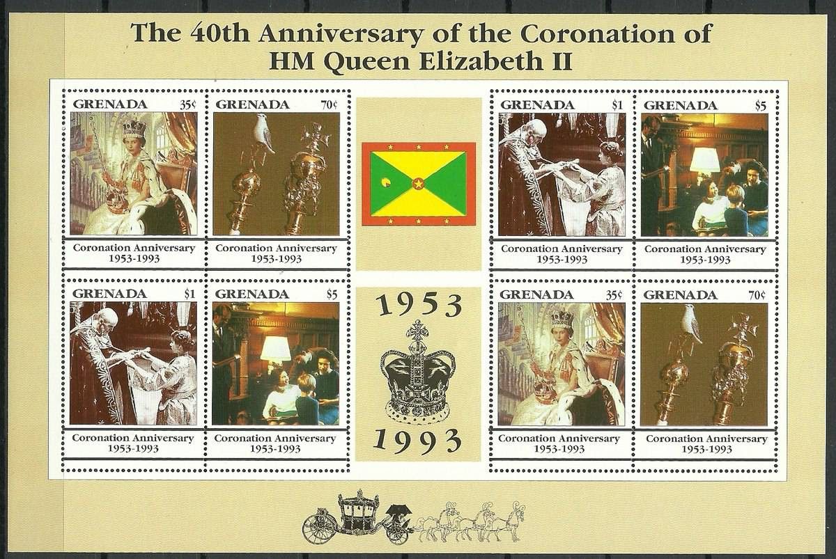 Znaczek Grenada 1993 Mi ark 2559-2562 Czyste **