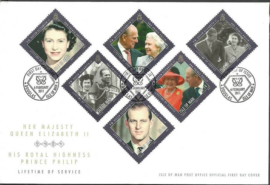 Znaczek Wyspa Man 2011 Mi 1652-1657 FDC