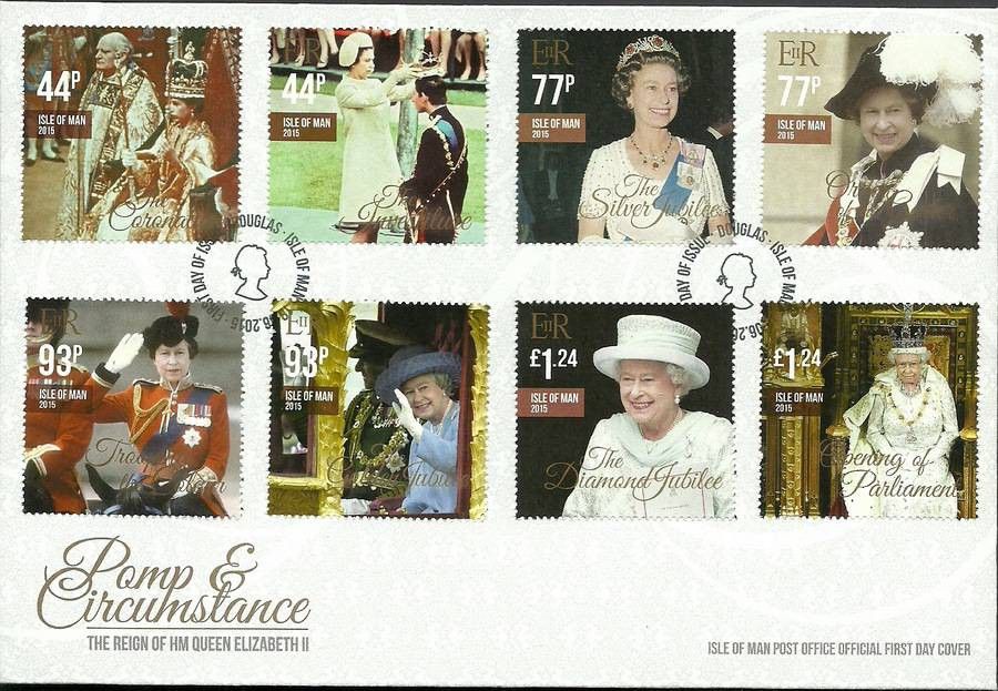 Znaczek Wyspa Man 2015 Mi 2053-2060 FDC