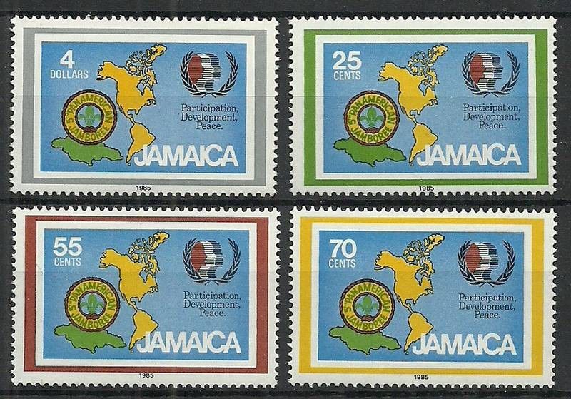 Znaczek Jamajka 1985 Mi 612-615 Czyste **