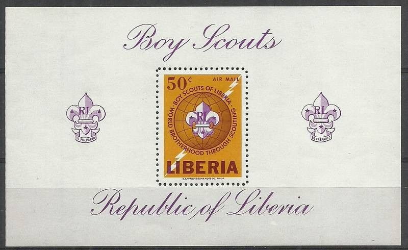 Znaczek Liberia 1965 Mi bl 32 Czyste **