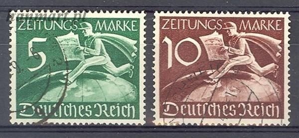 Znaczek Deutsches Reich / III Rzesza 1939 Mi 738-739 Stemplowane