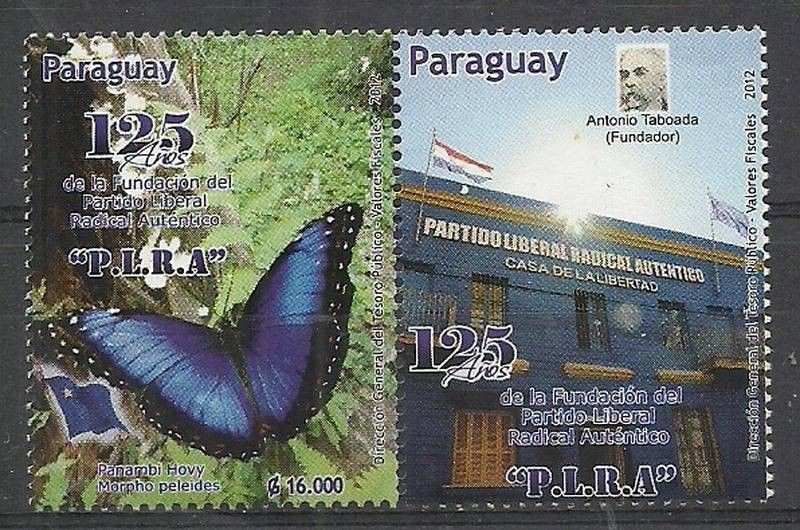 Znaczek Paragwaj 2012 Mi zf 5145 Czyste **