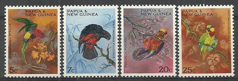 Znaczek Papua Nowa Gwinea 1967 Mi 123-126 Czyste **