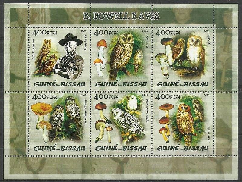 Znaczek Gwinea Bissau 2005 Mi ark 2888-2893 Czyste **