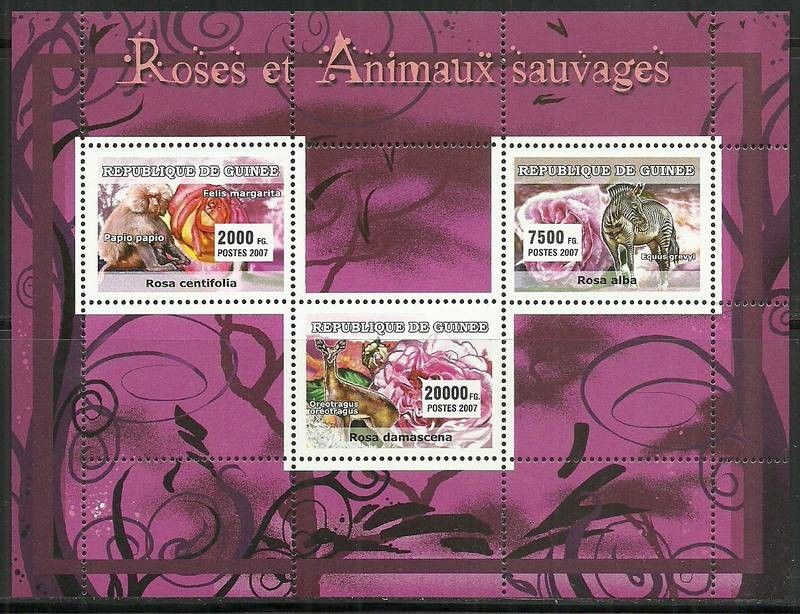 Znaczek Gwinea 2007 Mi ark 4668-4670 Czyste **