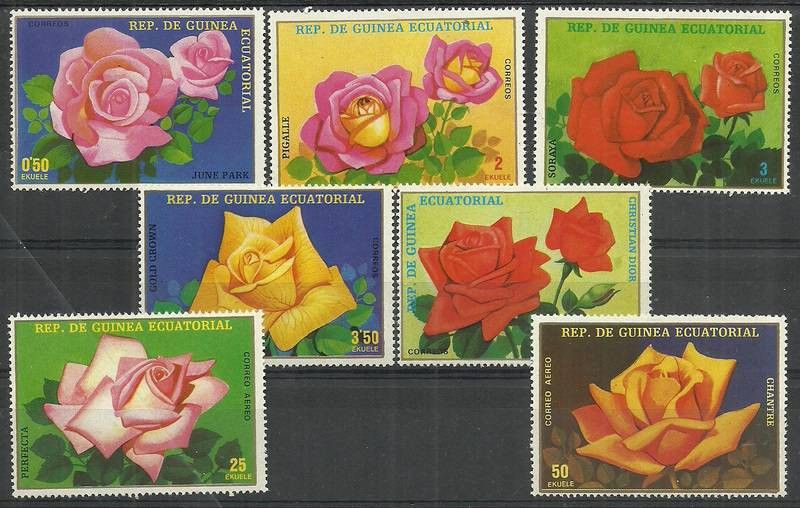 Znaczek Gwinea Równikowa 1979 Mi 1573-1579 Czyste **
