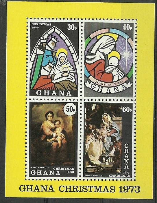 Znaczek Ghana 1973 Mi bl53 Czyste **