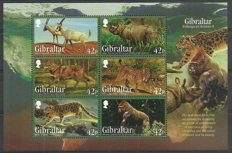 Znaczek Gibraltar 2012 Mi bl 109 Czyste **