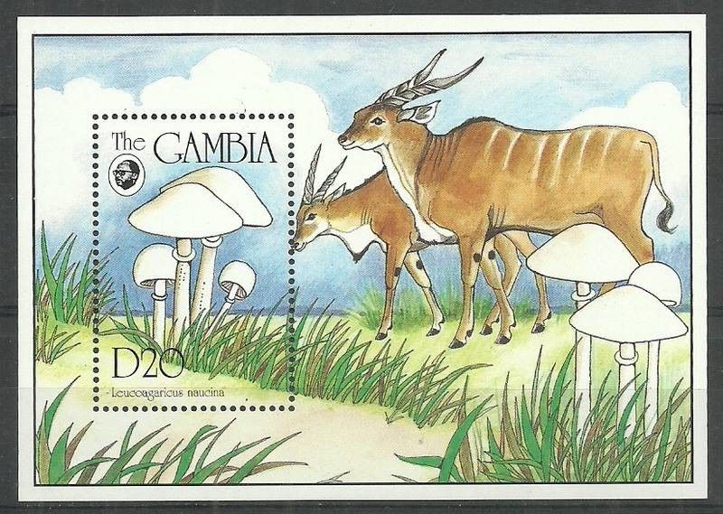 Znaczek Gambia 1994 Mi bl 239 Czyste **