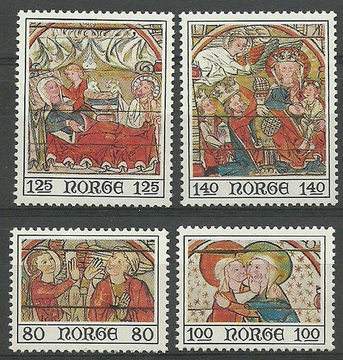 Znaczek Norwegia 1975 Mi 714-717 Czyste **