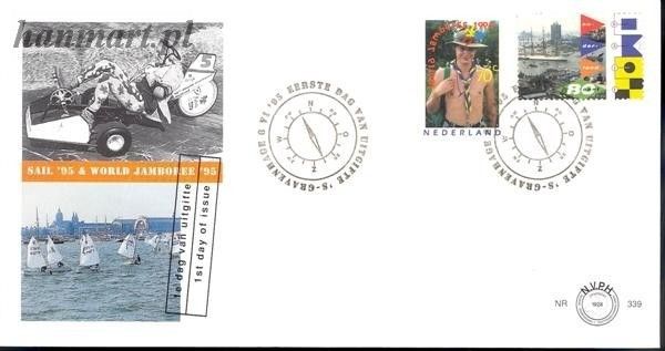 Znaczek Holandia 1995 Mi 1547-1548 FDC