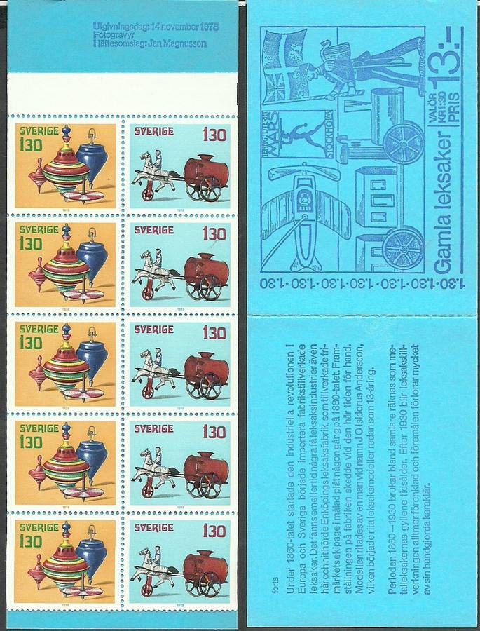 Znaczek Szwecja 1978 Mi mh 71 Czyste **
