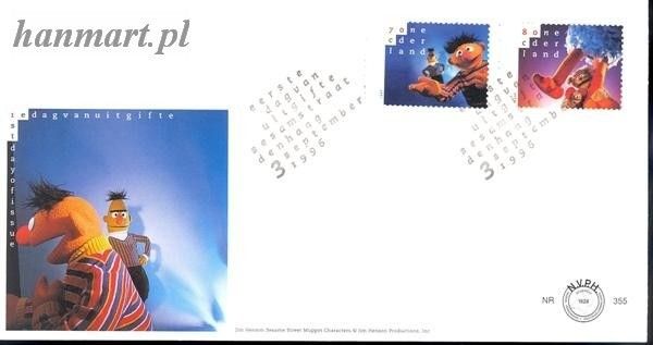 Znaczek Holandia 1996 Mi 1588-1589 FDC