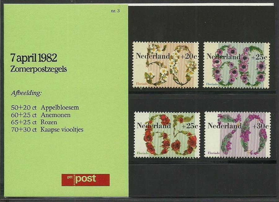Znaczek Holandia 1982 Mi 1203-1206 Czyste **