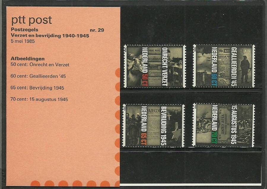 Znaczek Holandia 1985 Mi 1270-1273 Czyste **