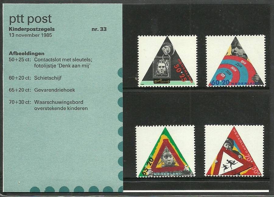 Znaczek Holandia 1985 Mi 1281-1284 Czyste **