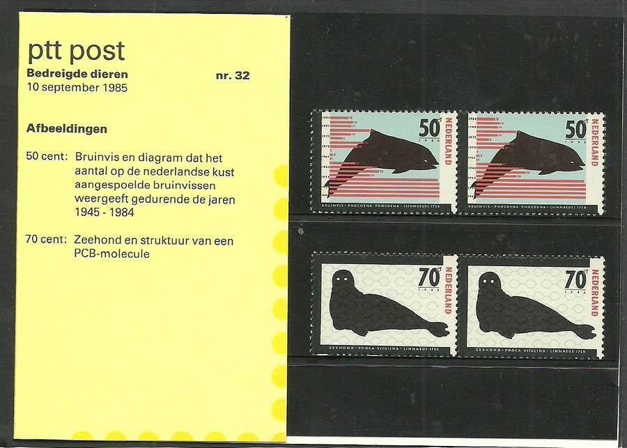 Znaczek Holandia 1985 Mi 1279-1280 Czyste **