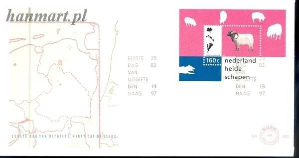 Znaczek Holandia 1997 Mi bl 51 FDC