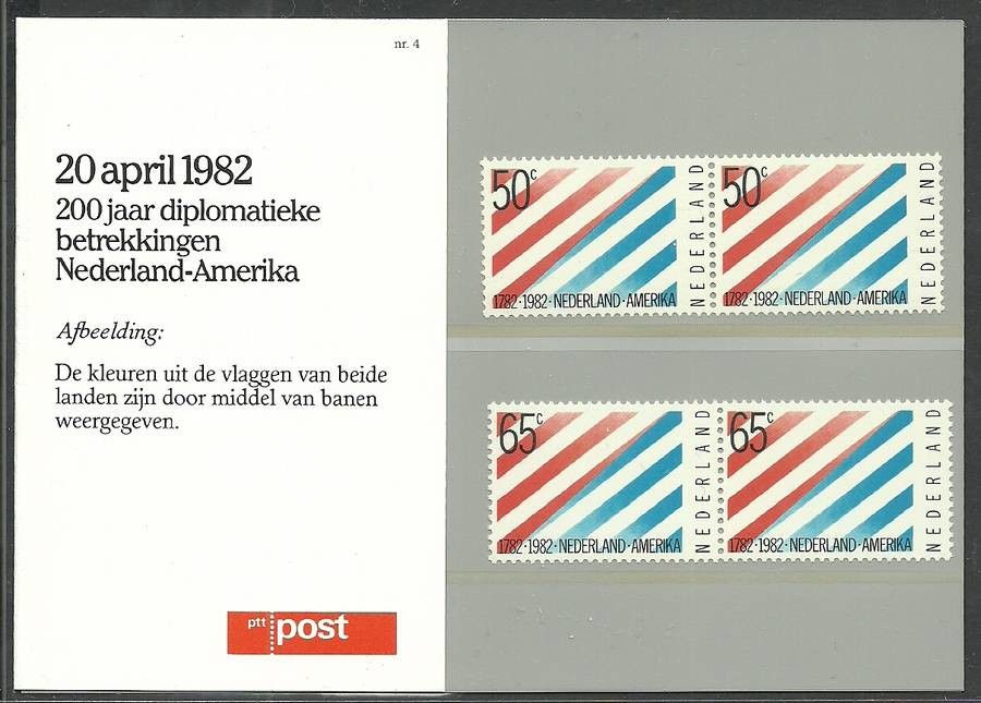 Znaczek Holandia 1982 Mi 1207-1208 Czyste **