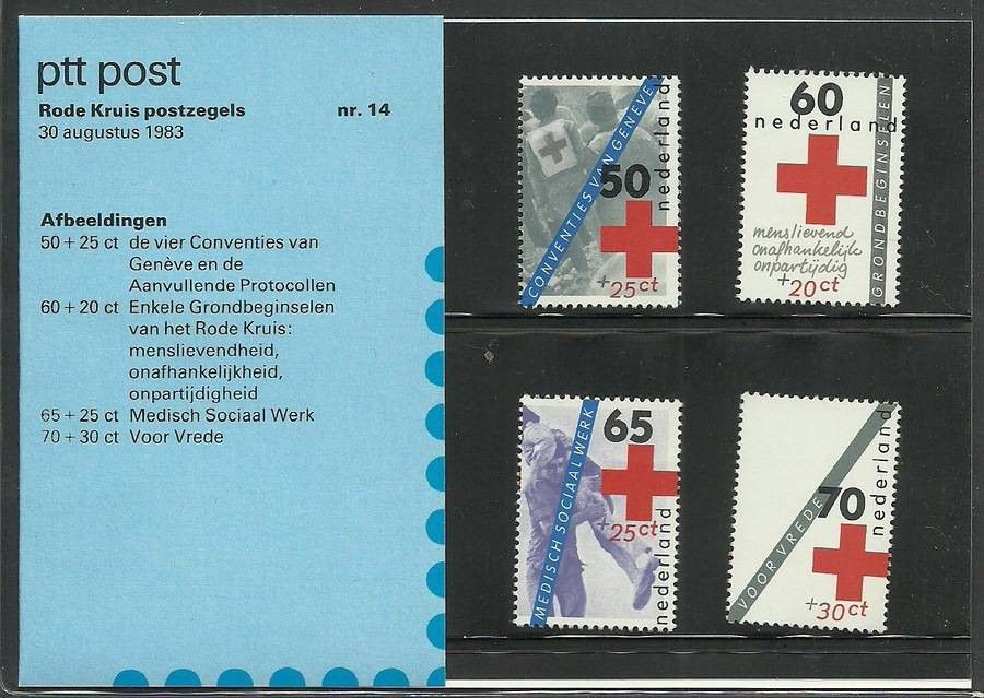 Znaczek Holandia 1983 Mi 1236-1239 Czyste **