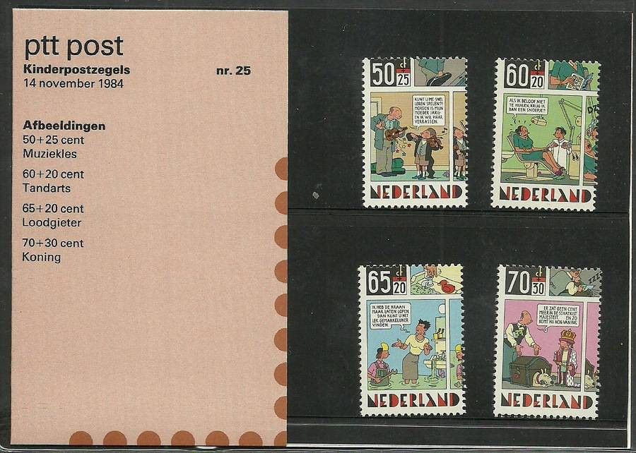 Znaczek Holandia 1984 Mi 1259-1262 Czyste **